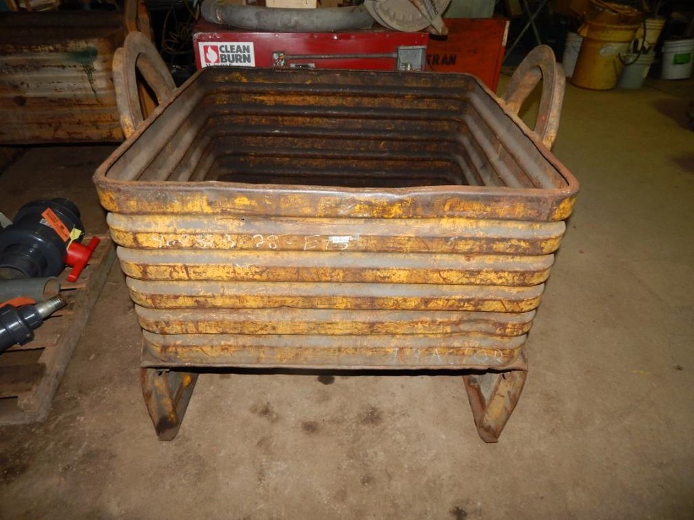 Stackable Metal Box 36-1/2 X 35-3/8 X 38-1/2in. Outer Dimensions 35 X 34-1/2 X 17-3/4in. Inner Dimensions (OS)
