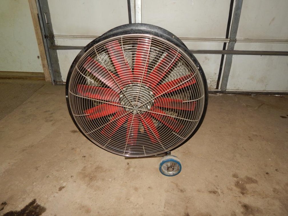 36in. 12-Blade Air Circulating Fan on Wheels with Handle 3 Phase 4.0KW (E)