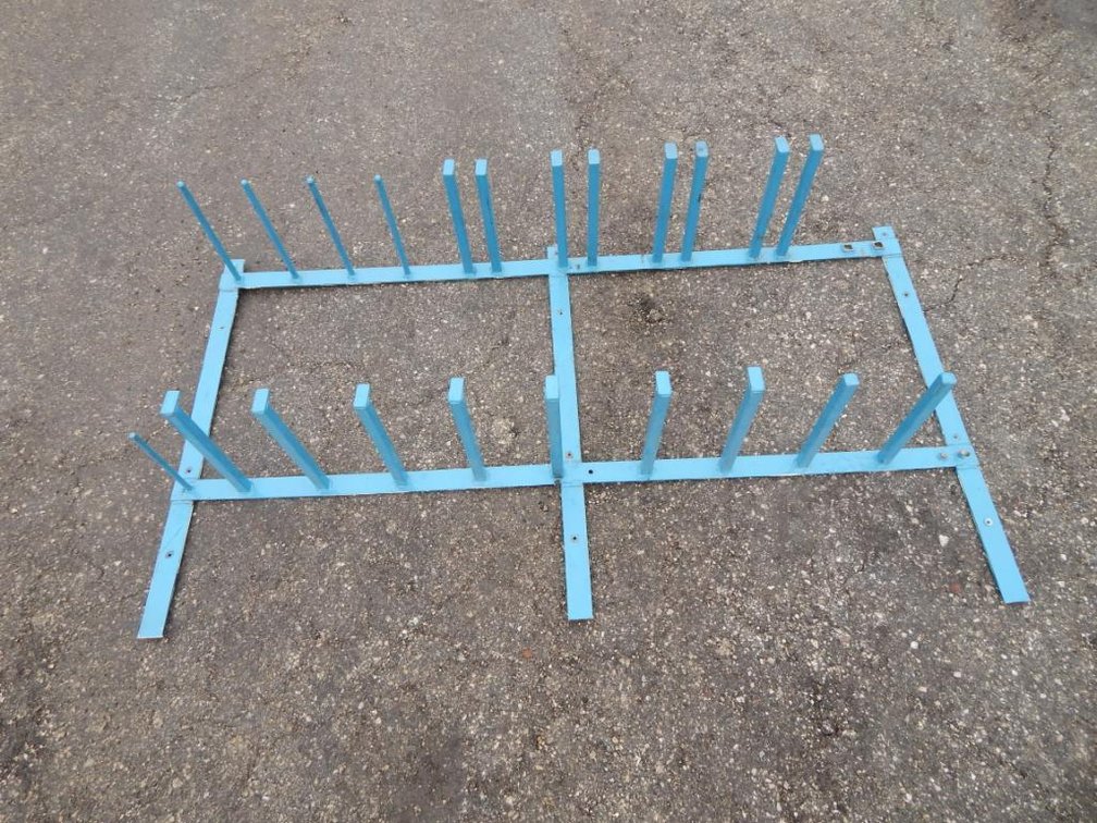 Metal Mountable Racking 71-7/8in. Long 40in. Wide 14-1/2in. High 23in. In Between Rods (OS)