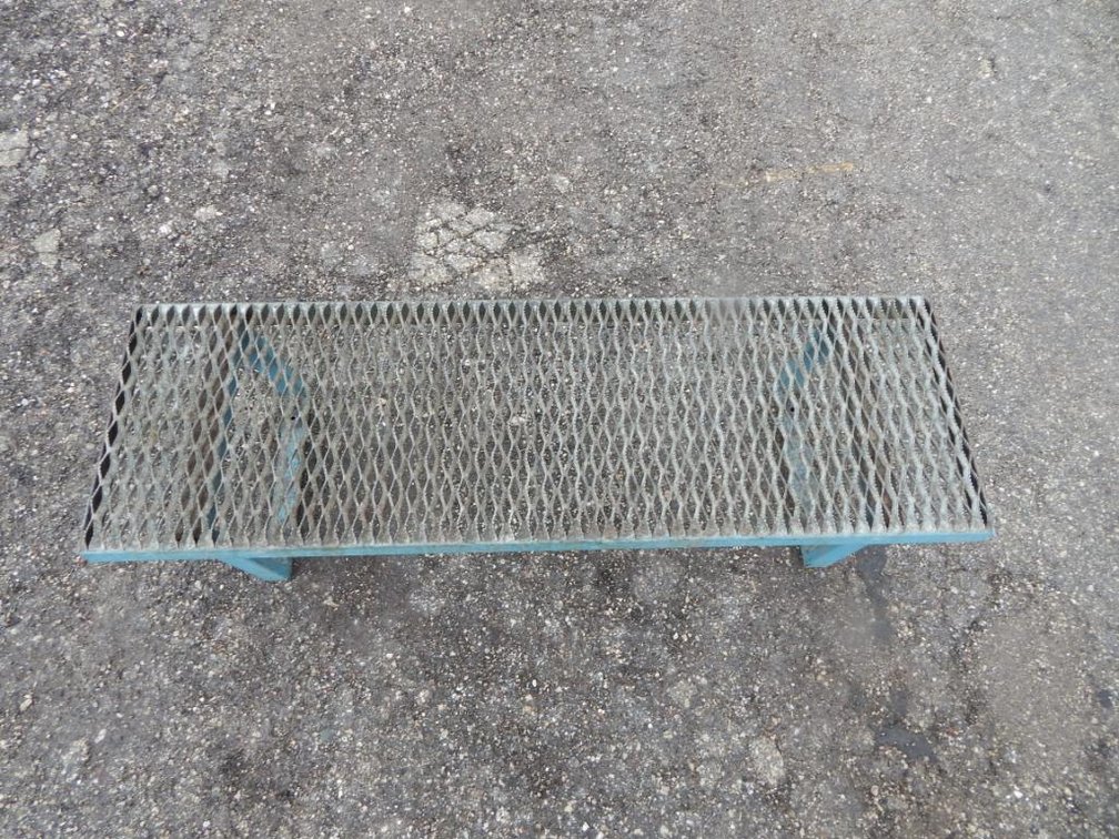 Metal Stand or Bench 60 X 18-3/4 X 13-7/8in. Over All Dimensions (OS)