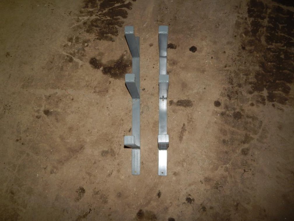 (2) Mounting Racking Brackets 36 X 2 X 11-3/8in. Over All Dimensions 11-1/8in. In Between Rods (OS)