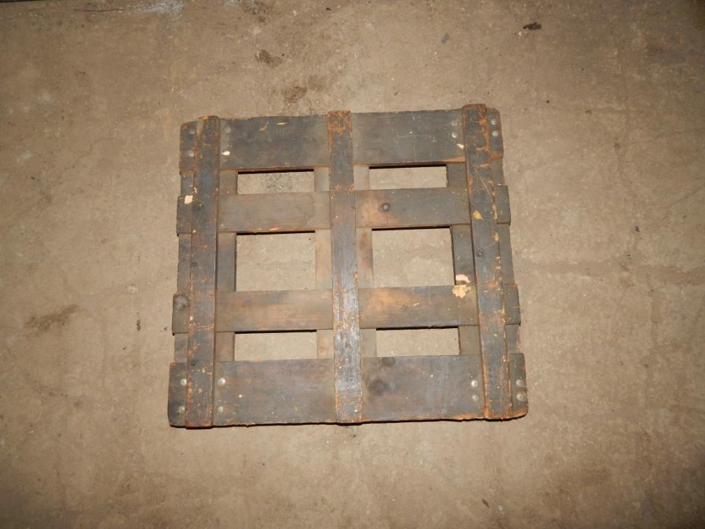 Wooden Dolly 32 X 29-1/2 X 6-1/4in. Outer Dimensions (OS)
