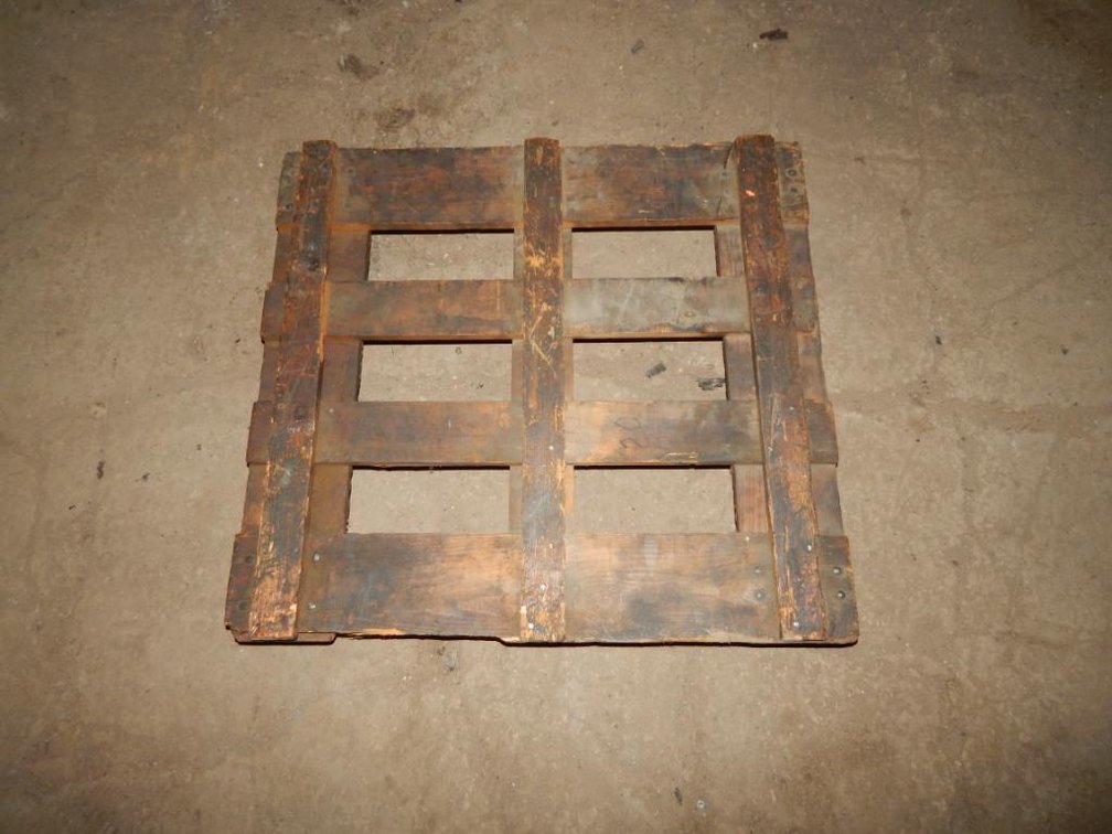 Wooden Dolly 32-1/4 X 29-3/8 X 5-7/8in. Outer Dimensions (OS)