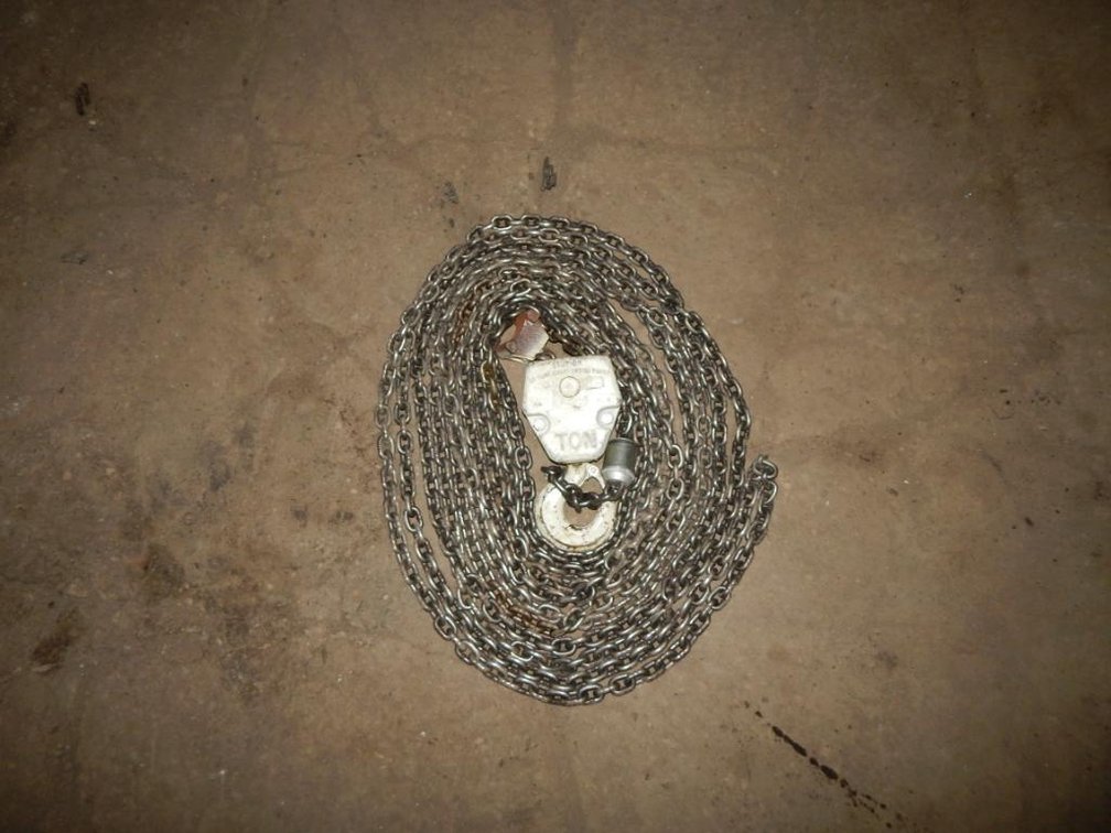 42FT.Chain with 1-Ton Snatch Block Good Condition! (PR16)