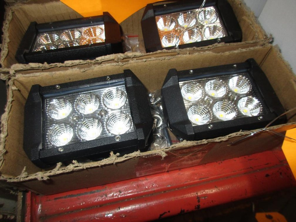 (2) New 4" LED Lights (CW)