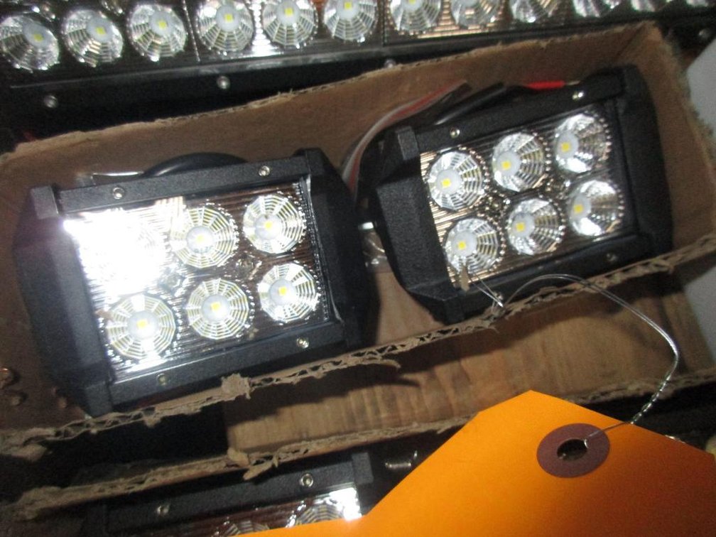 (2) New 4" LED Lights (CW)