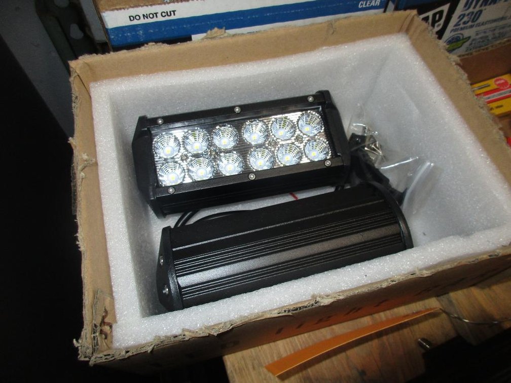 (2) New 7" LED Light Bars (CW)