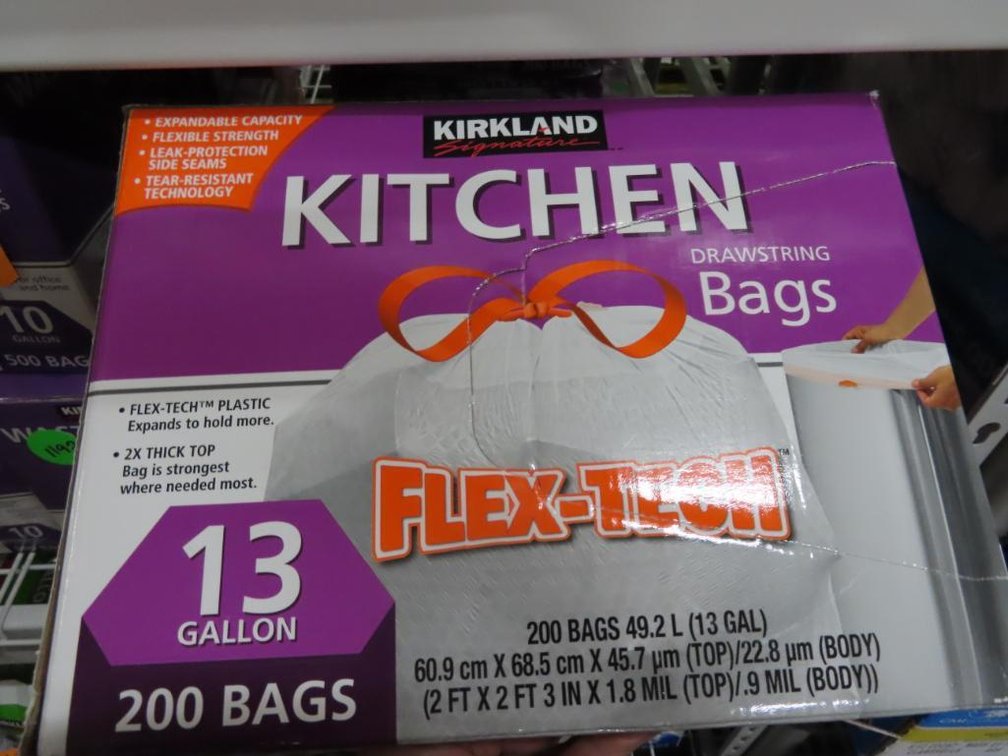 Kirkland Kitchen Plastic Bags - Qty 3 boxes