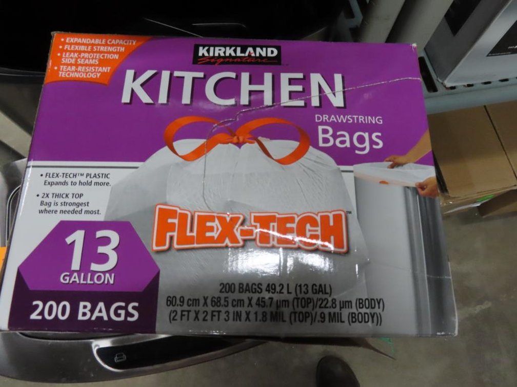 Kirkland Kitchen Plastic Bags - Qty 3 boxes