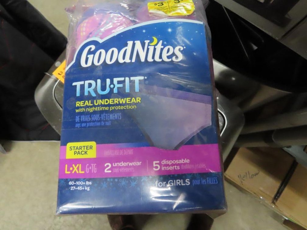 GoodNites Training Underwear (Girls L/XL) - Qty 3 starter packs