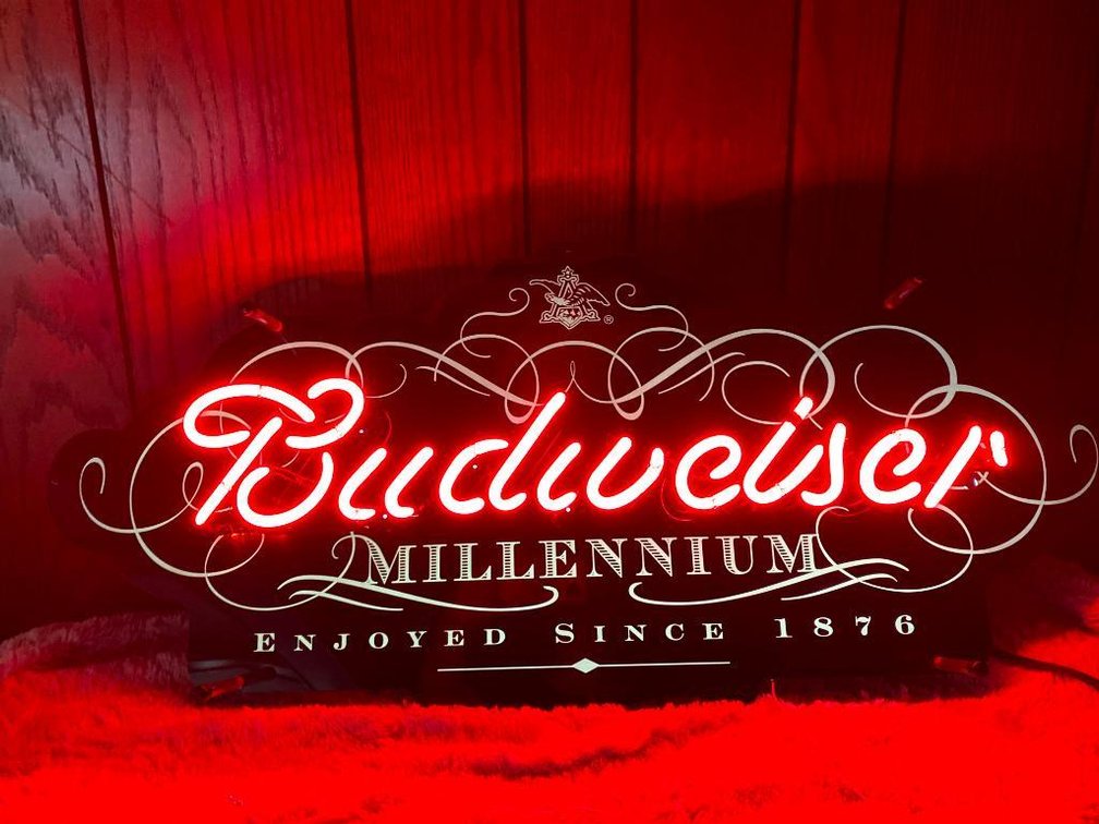 Bud Millennium Neon Collectors Item Beer Sign