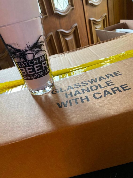 Case Of (24) Brand New Pint Beer Glasses