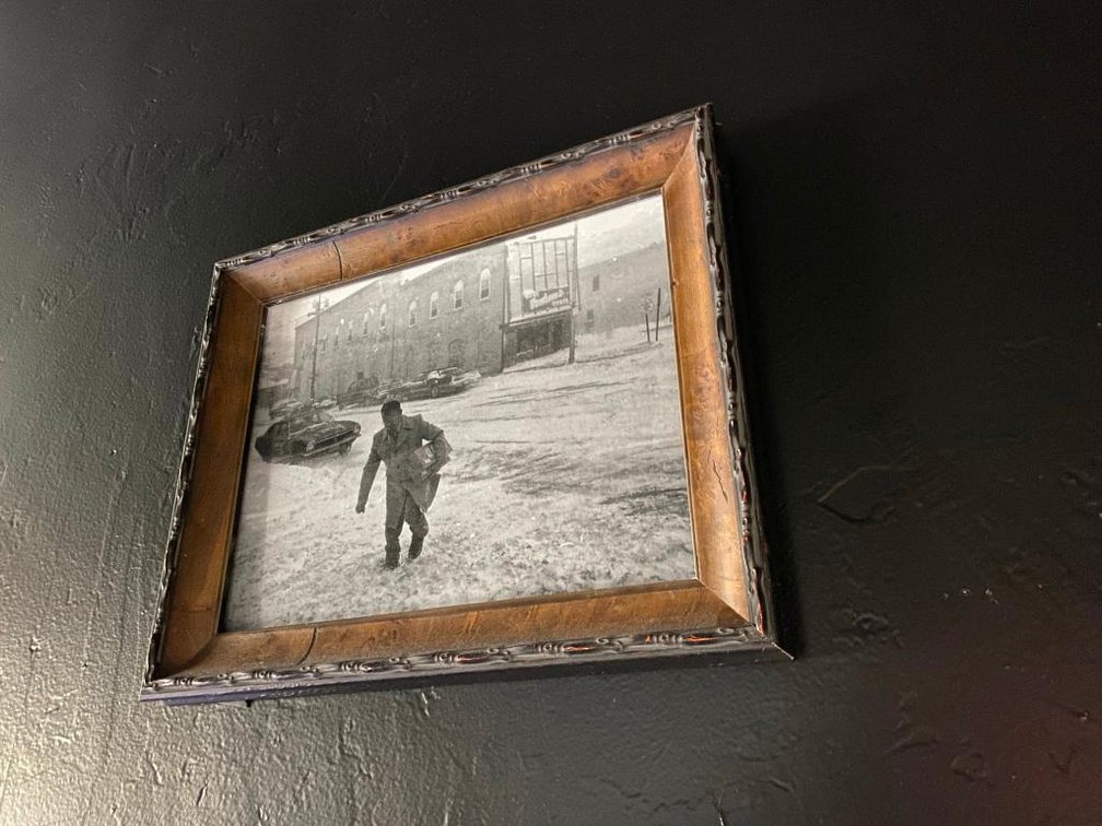 Medium Size Historic 4th Street Photo Print In Ornate Heavy Frame