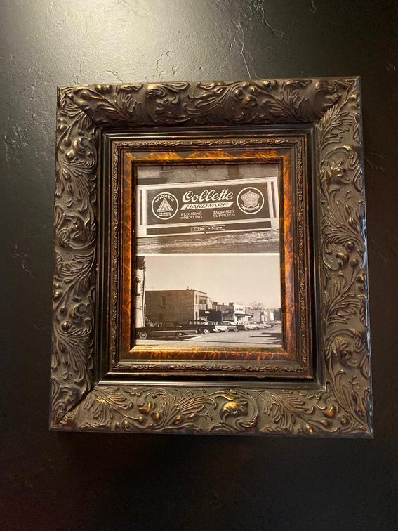 Medium Size Historic Nicollet Square Photo Print In Ornate Heavy Frame