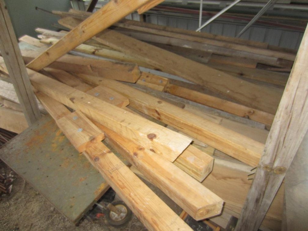 Assorted Lumber on Shelf (S4)