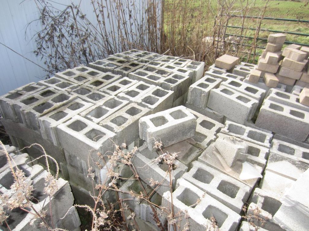 Assortment of Cinder Blocks (OB)