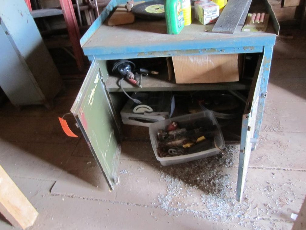 Metal Cabinet and Contents (S2)