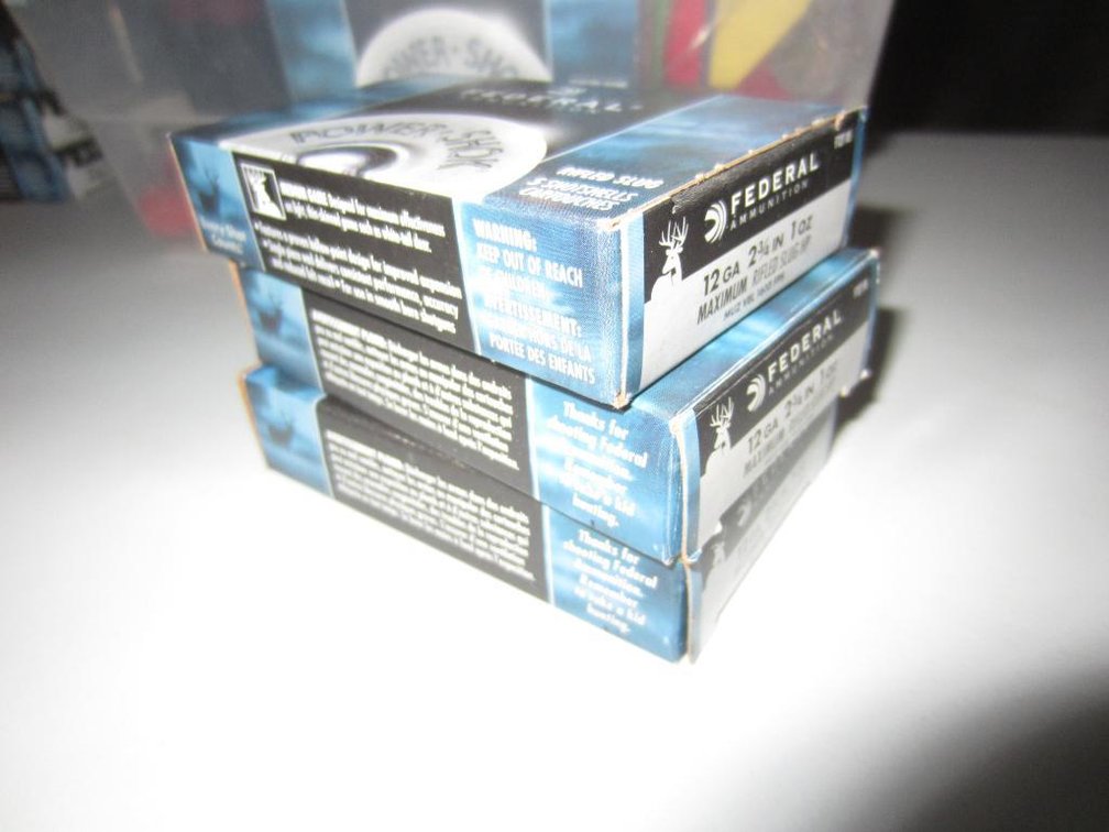 (3) Boxes of Federal Rifled Slug Shotshells (S3)