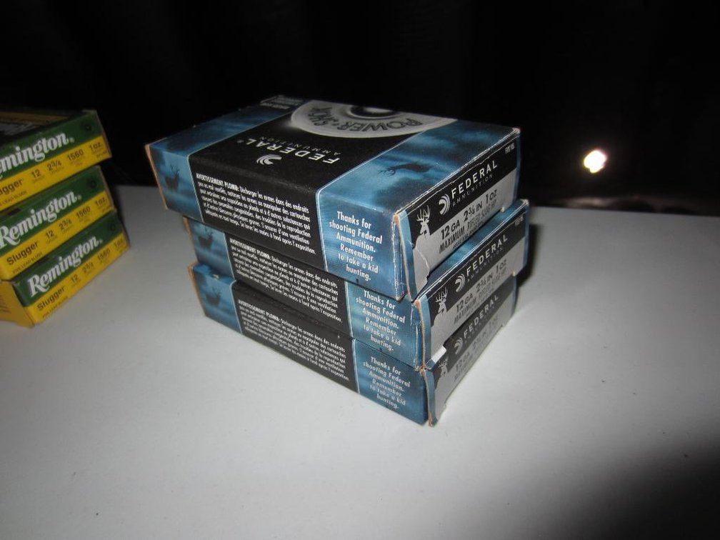 (3) Boxes of Federal Rifled Slug Shotshells (S3)