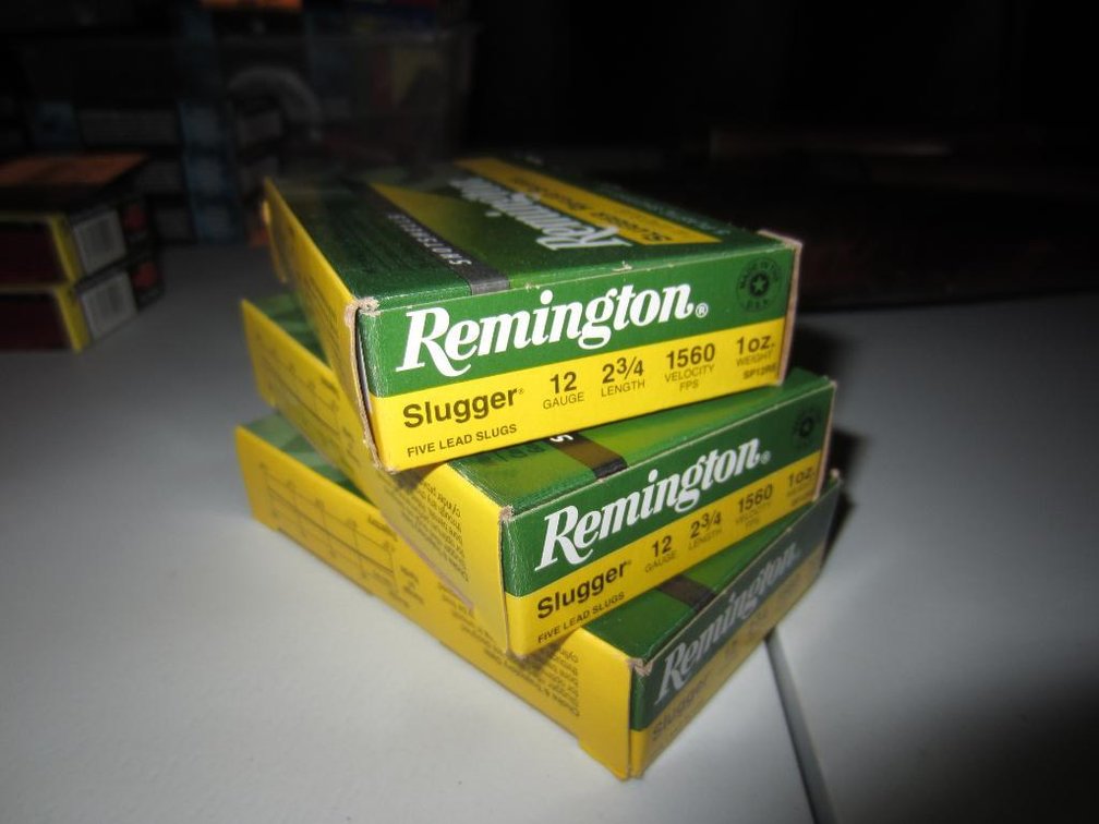 (3) Boxes of Remington Slugger Rifled Slugs (S3)