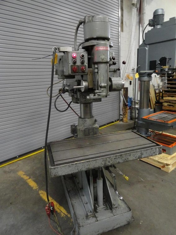 Commander Johansson Geared Head Radial Drill 2 HP 105-1200 RPM 4MT Moldmakers (H)