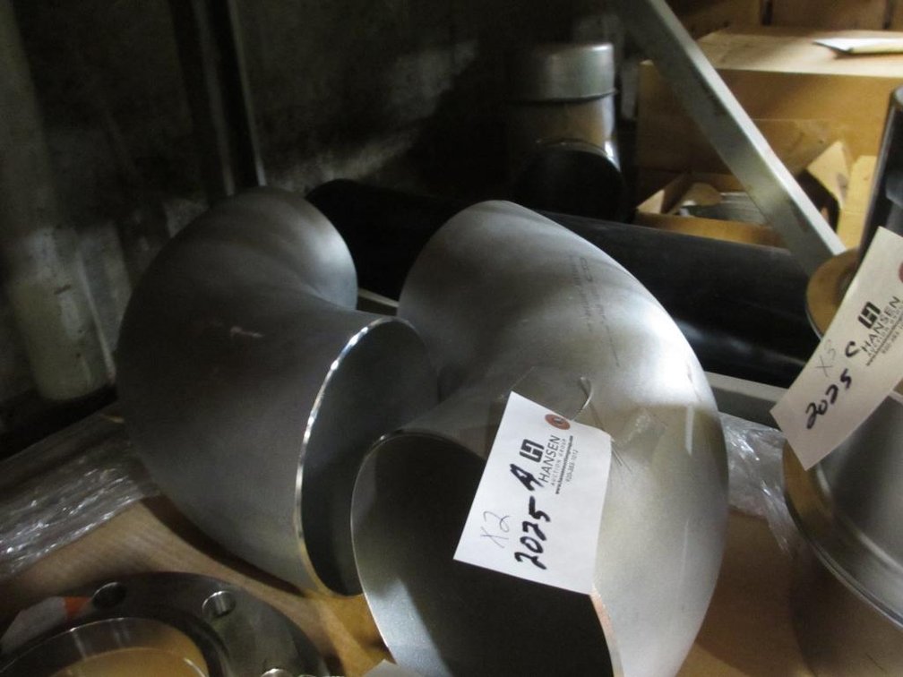 (2) 45 Degree Stainless Steel Weld Flanges (PR7)