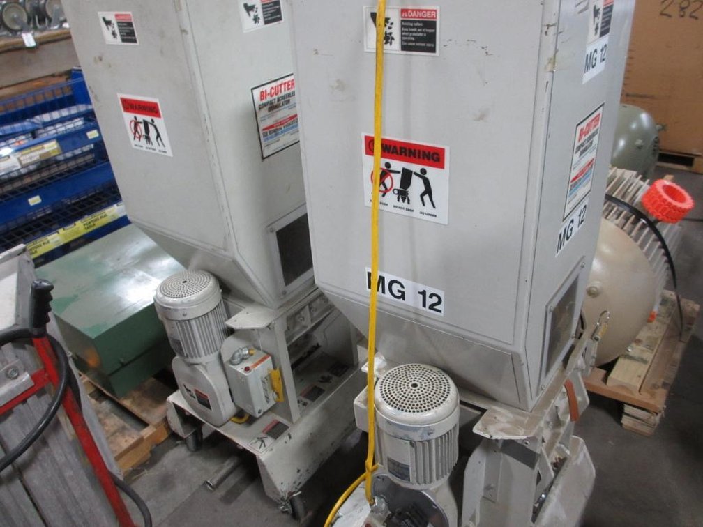 (2) BI-CUTTER Compact Screenless Granulator