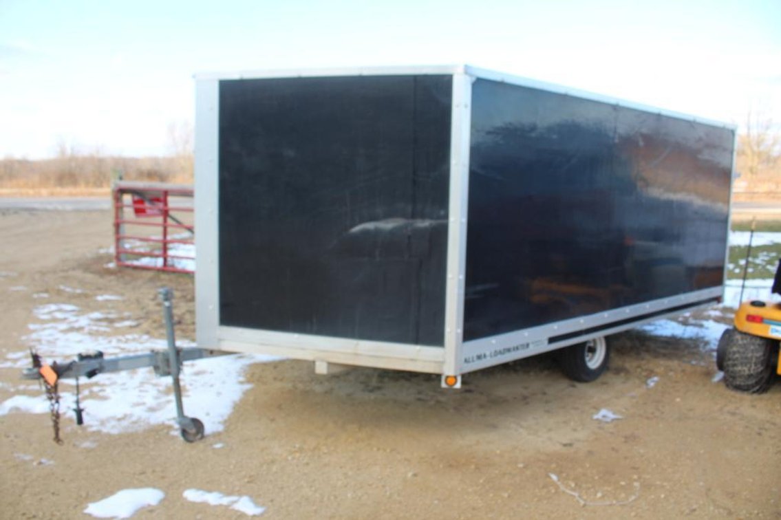 1997 ALUMA-LOADMASTER ENCLOSED SNOWMOBILE TRAILER, VIN# 40LS11914VN000138