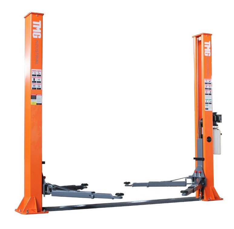 (NEW) TMG INDUSTRIAL 10,000 LB TWO POST AUTO LIFT 
