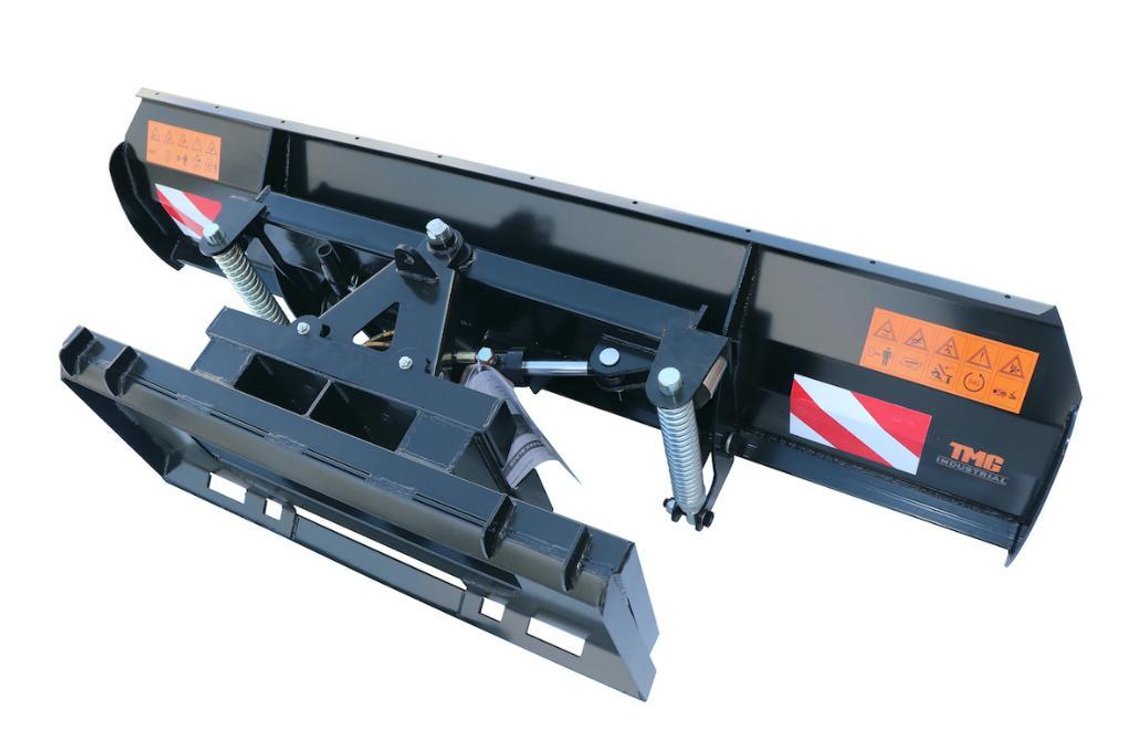 (NEW) TMG INDUSTRIAL SKID STEER MOUNT 86” HYDRAULIC DOZER BLADE