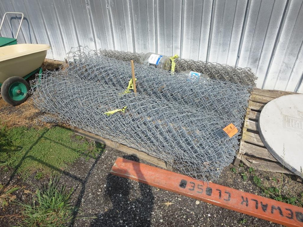 (3) ROLLS OF CHAIN LINK FENCING