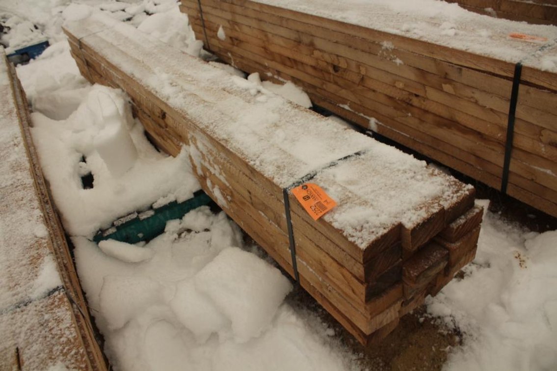 (18) 2X4X8 FT WHITE OAK BOARDS