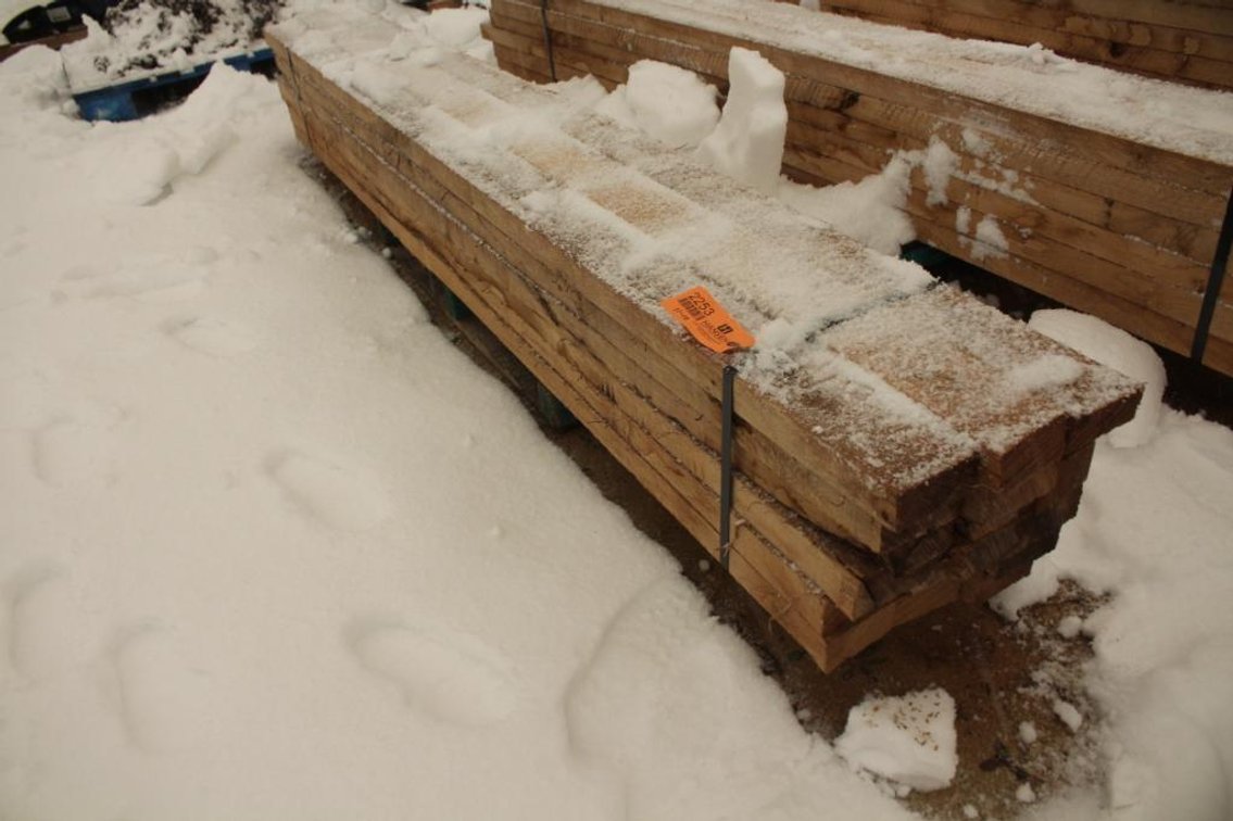 (18) 2X4X8 FT WHITE OAK BOARDS