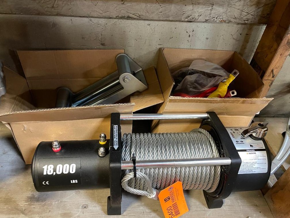 18,000LB. Cable Winch, 12vdc (PRLD)