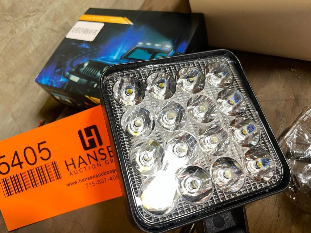 (2) LED 3.5" Work Lights, 12/24vdc (PRLD)