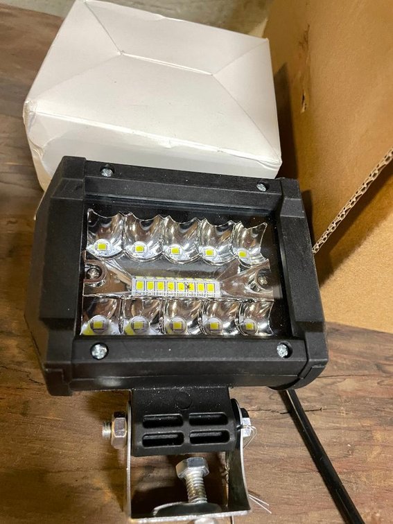 (2) LED Work Lights, 200 Watt, 12/24vdc (PRLD)