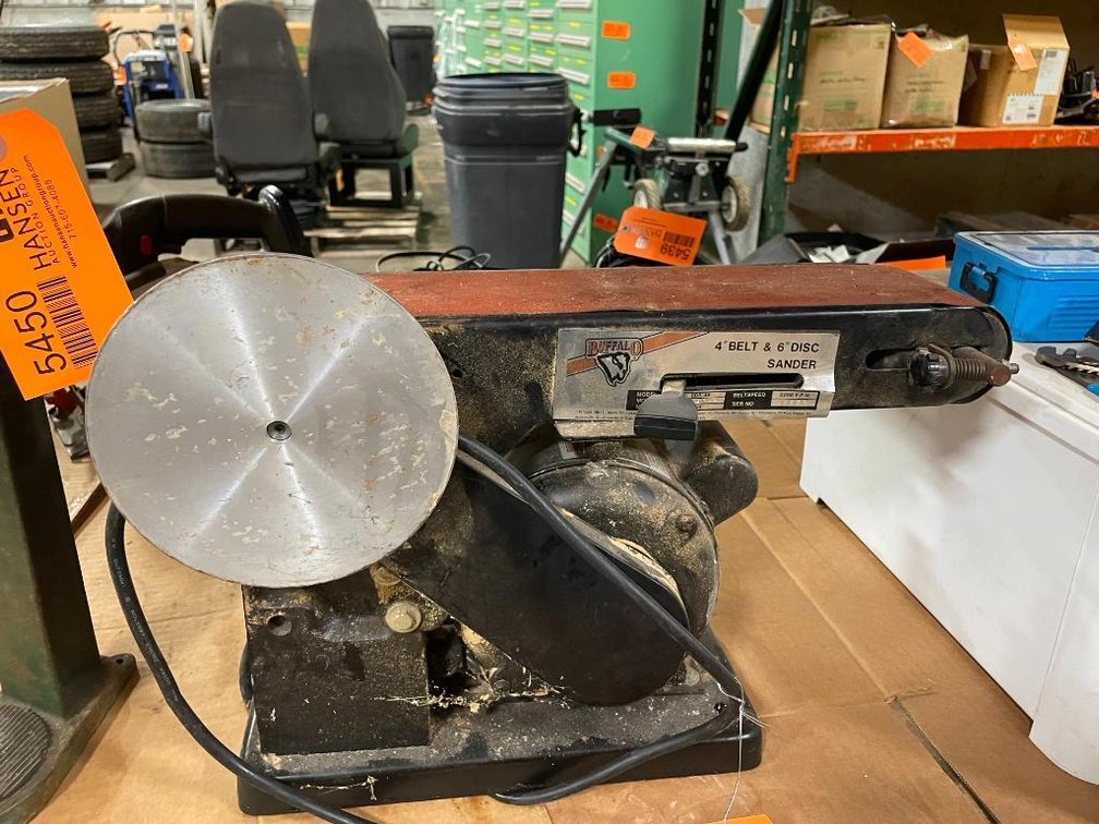 Buffalo 4" Belt and 6" Disk Sander (PR10)