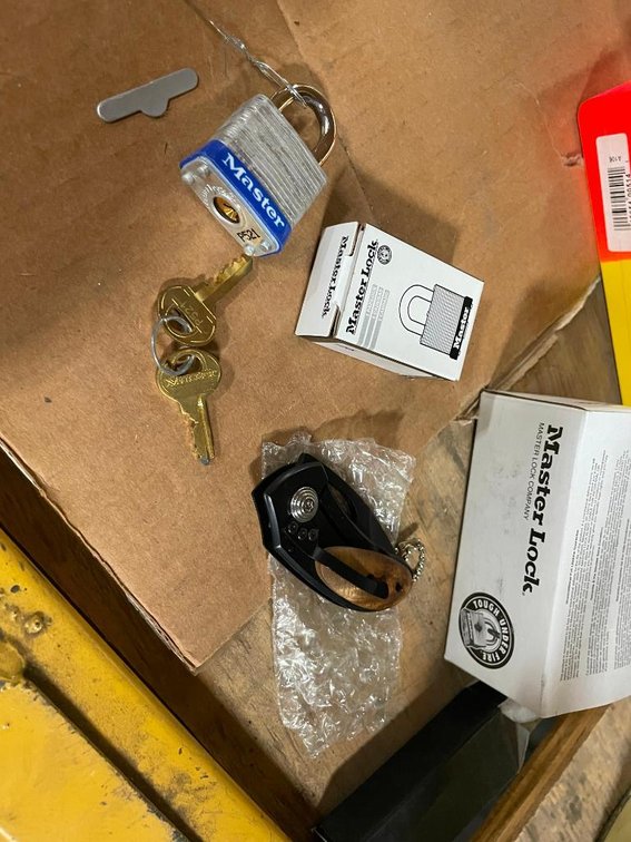 (6) Small Master Pad Locks (PR10)