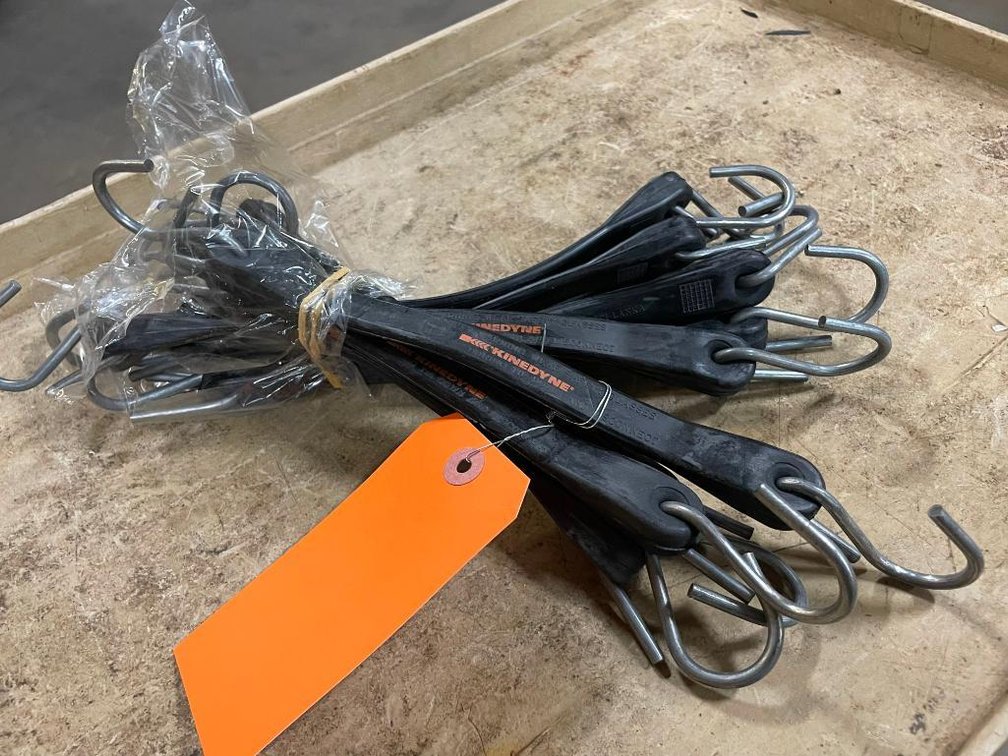(10) New Kinedyne Rubber Bungee Straps (PR10)