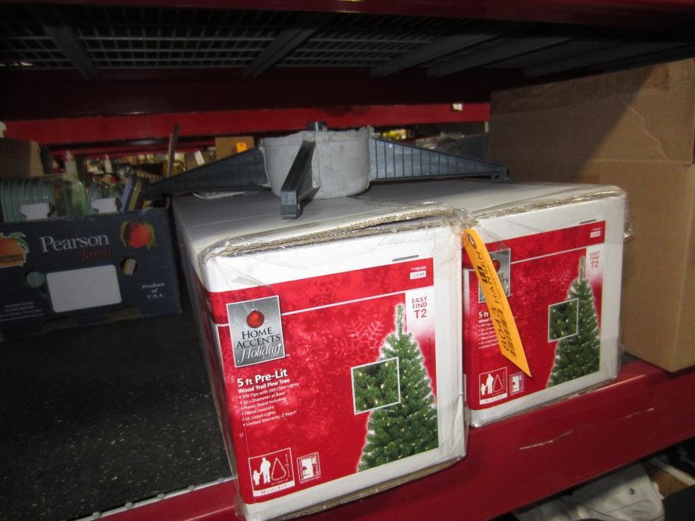 (2) Christmas Trees Pre-Lit
