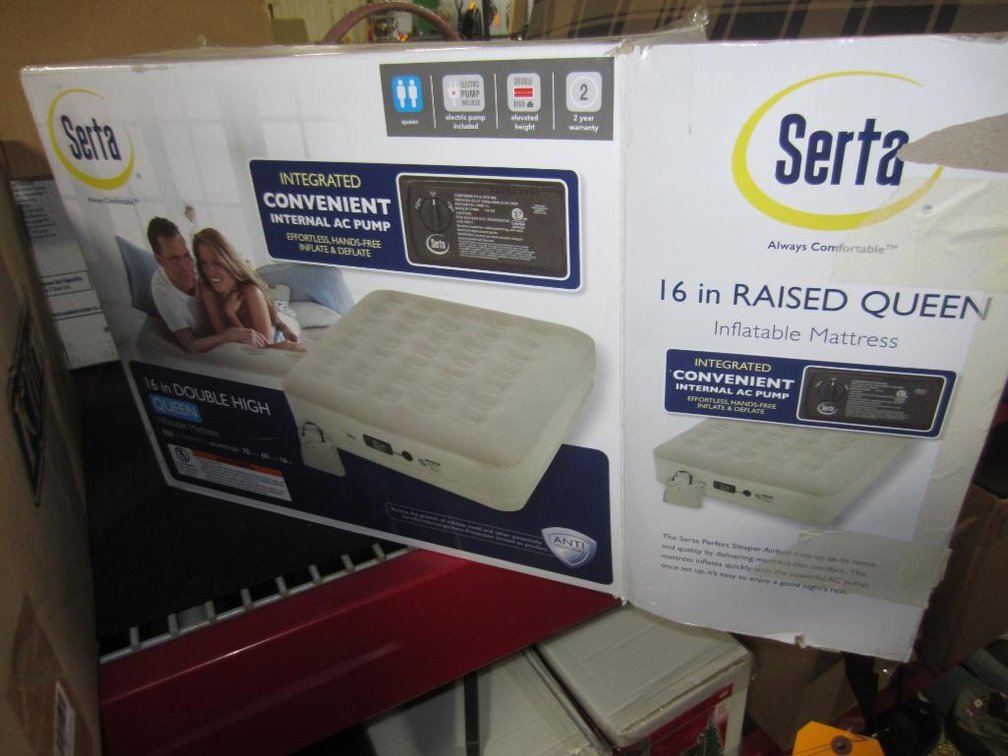 Serta Inflatable Queen Mattress (T15)