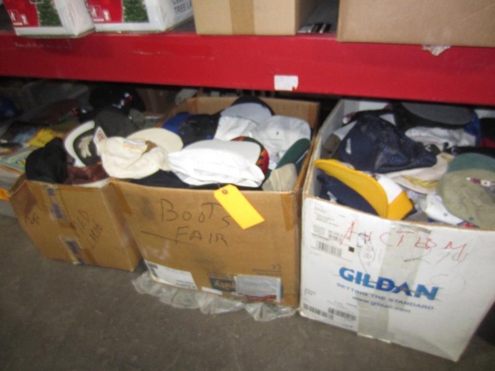(3) Boxes of Baseball Caps (T15)