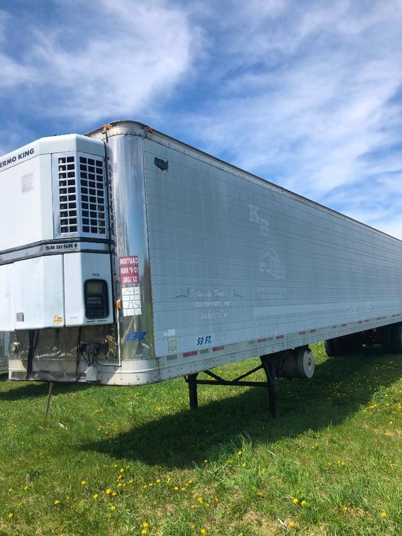 1998 Wabash National Corp 53' Reefer Semi Trailer, VIN: Unable to Read