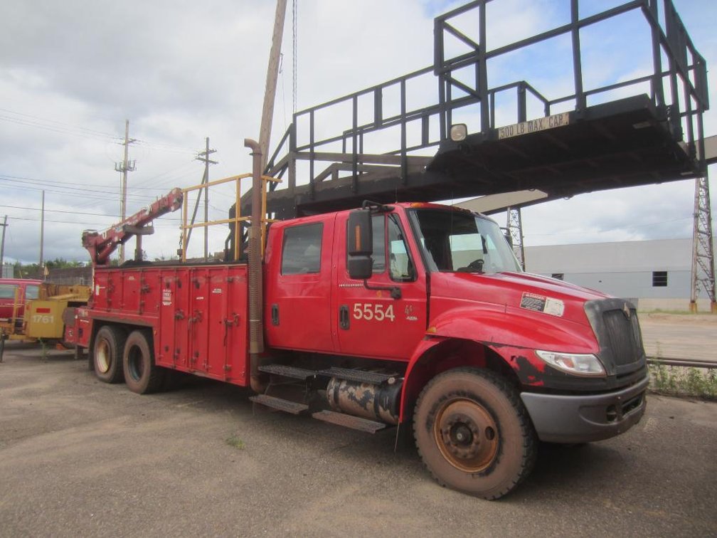 2007 International 400 Crew Cab Service Truck- Bad Engine, VIN 1HTMSAAR67H530034