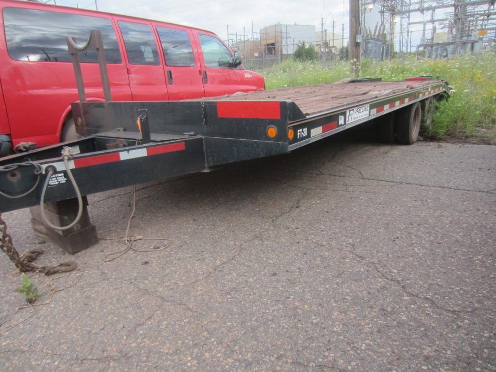 2003 Felling FT-20 25 Ft Tandem Dually Trailer, VIN 5FTDA202031020278