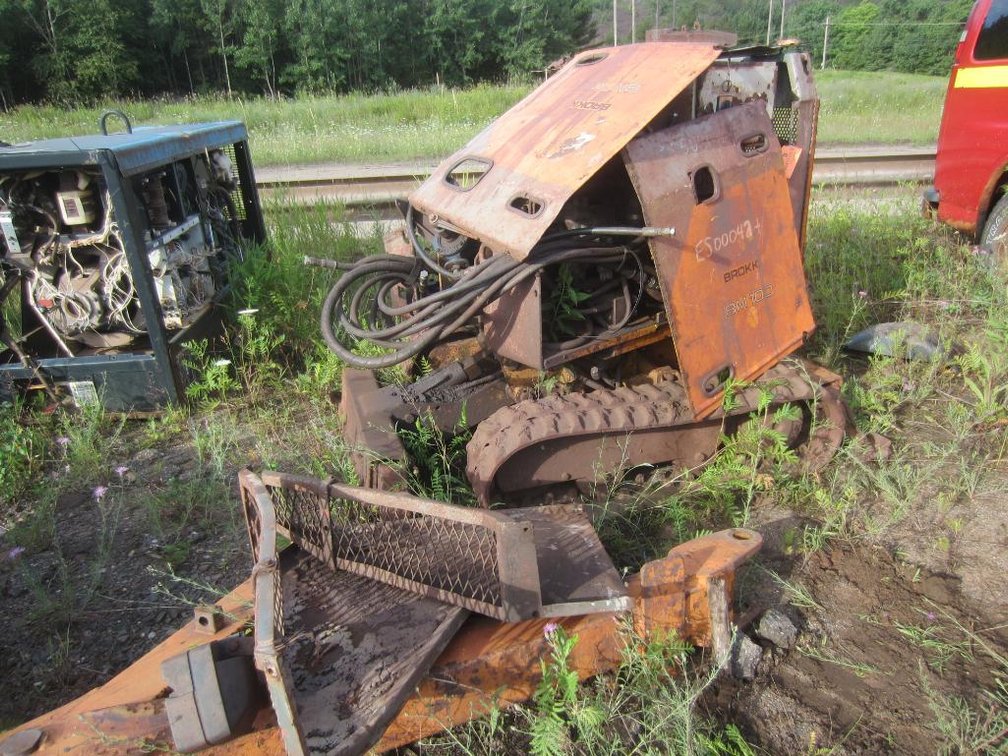 1992 Brokk BM100 Mini Excavator Parts - Electric-Needs Work