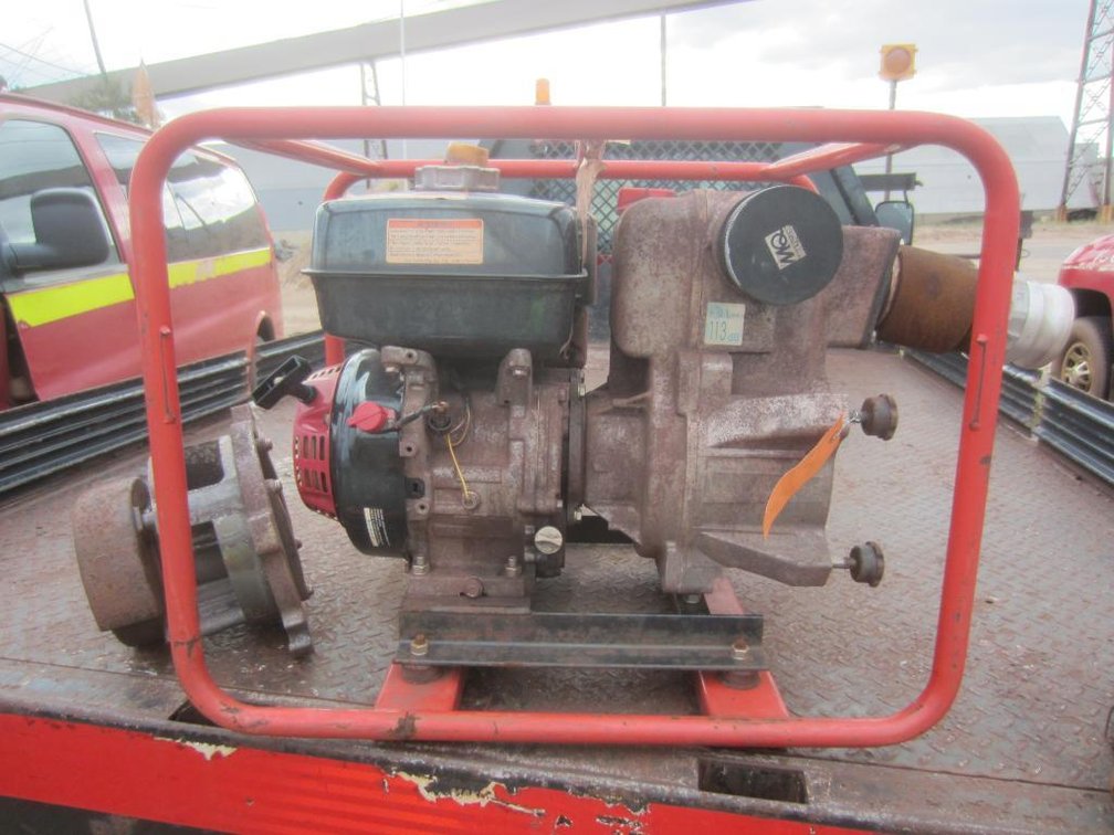 Honda Engine with Trash Pump