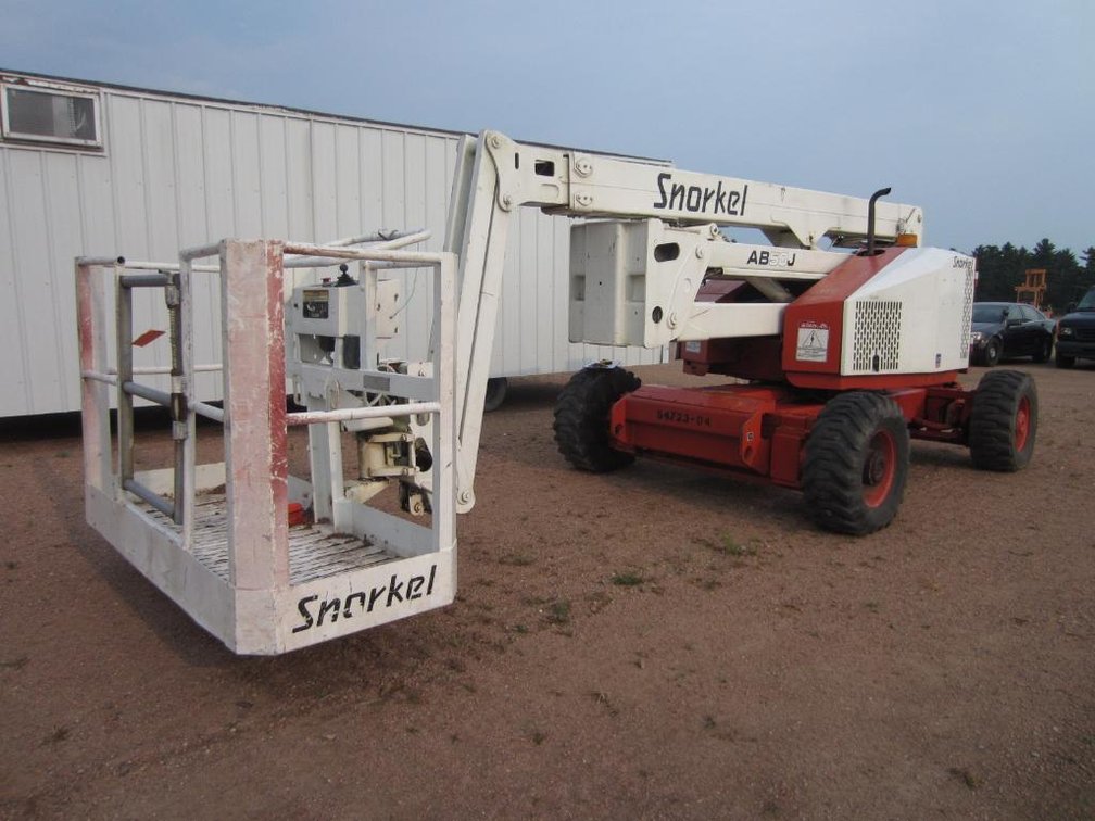 1998 Snorkel AB50J 50' Boom Lift with 6'x32" Basket, SN: 982510 (Mosinee,WI)