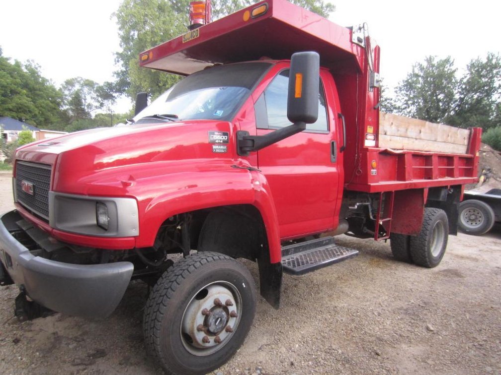 2006 GMC TopKick Dump Truck 4X4, 40893 Miles (Spring Green, WI)