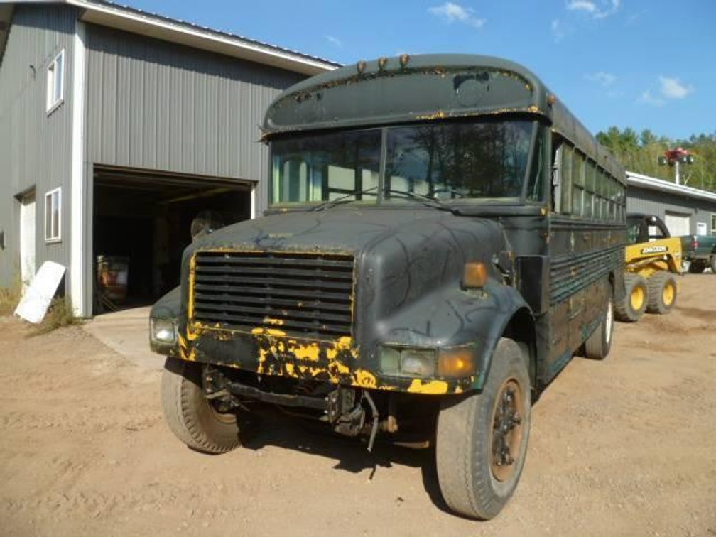 1990 30' International School Bus-No Motor or Transmission (Westboro, WI)